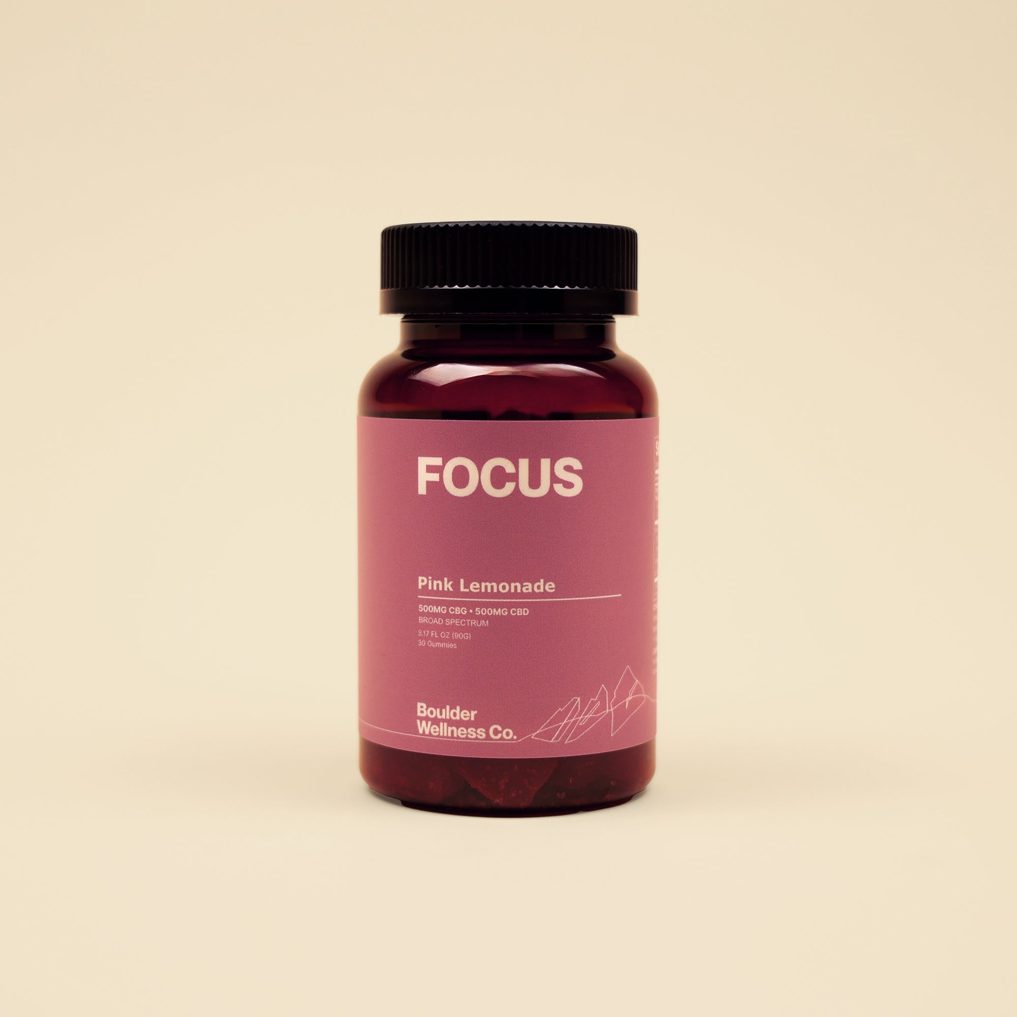 FOCUS | Gummies | Pink Lemonade (CBG)
