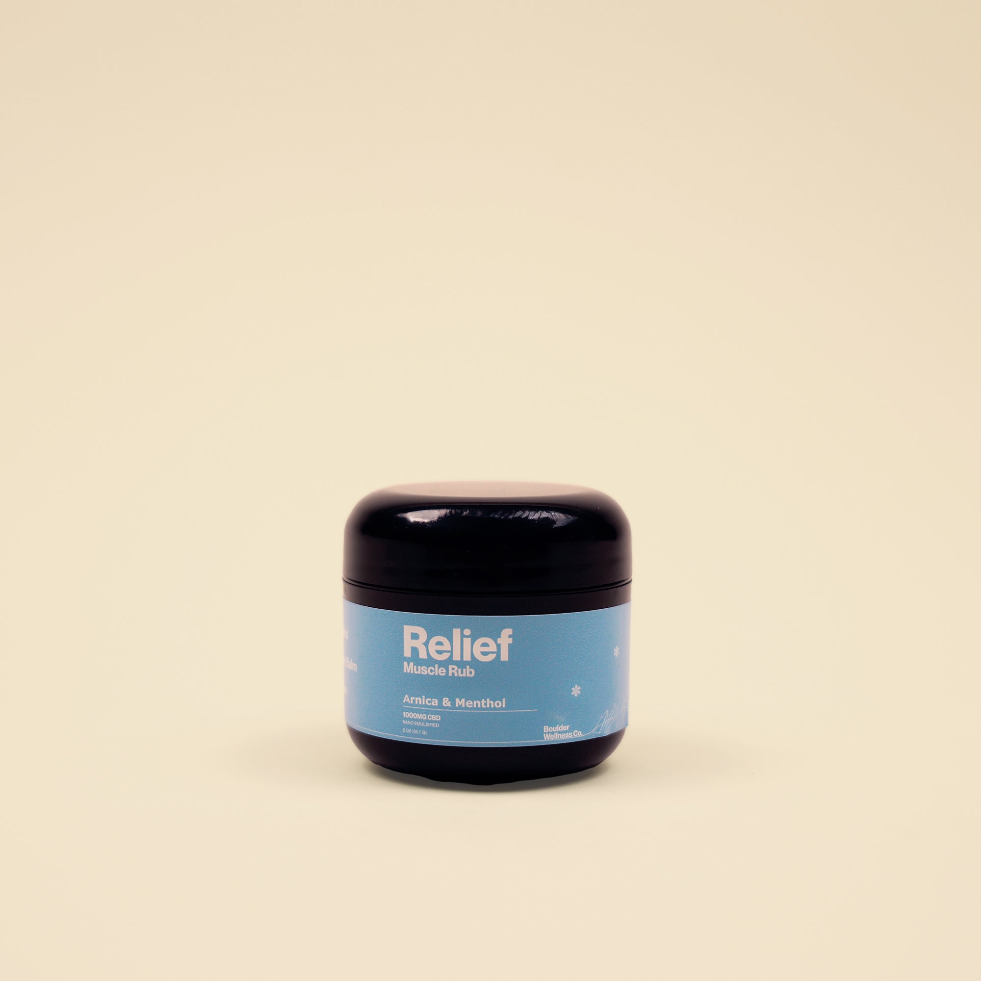 RELIEF | Muscle Rub | Menthol + Arinca (CBD)